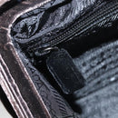 PRADA Hand Bag Velor Dark Brown Auth MY263-19