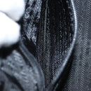 PRADA Hand Bag Velor Dark Brown Auth MY263-20