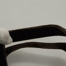 PRADA Hand Bag Velor Dark Brown Auth MY263-8