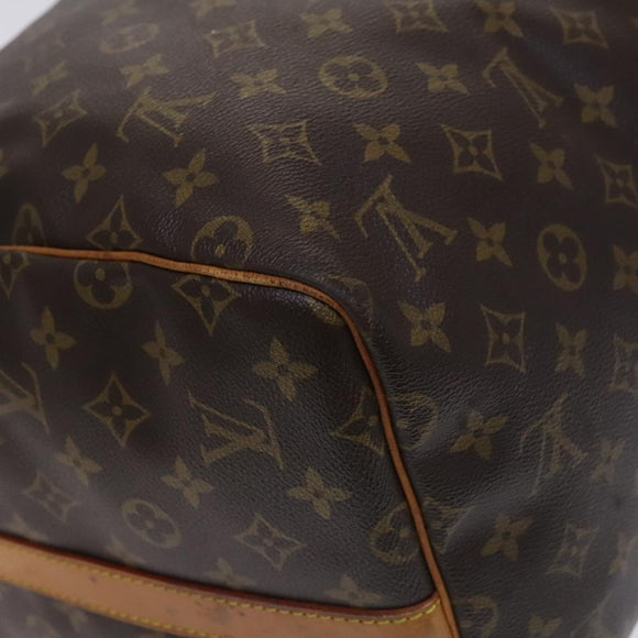 LOUIS VUITTON Monogram Keepall Bandouliere 55 Boston Bag M41414 LV Auth MY271