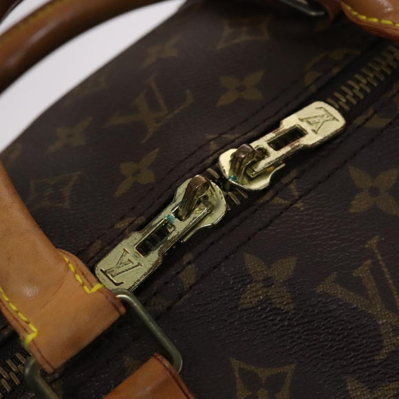 LOUIS VUITTON Monogram Keepall Bandouliere 55 Boston Bag M41414 LV Auth MY271