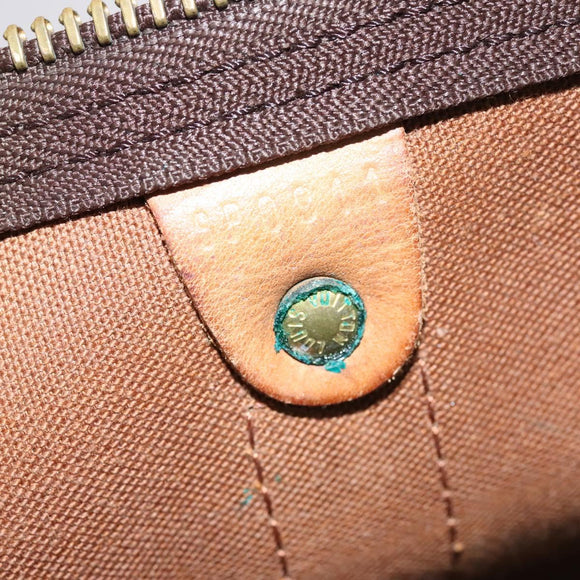 LOUIS VUITTON Monogram Keepall Bandouliere 55 Boston Bag M41414 LV Auth MY271