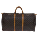LOUIS VUITTON Monogram Keepall 60 Boston Bag M41422 LV Auth MY273-13