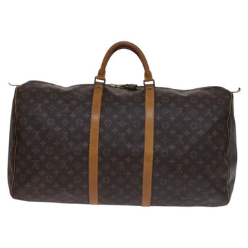 LOUIS VUITTON Monogram Keepall 60 Boston Bag M41422 LV Auth MY273 - 0