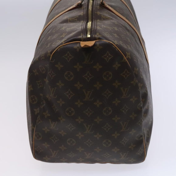 LOUIS VUITTON Monogram Keepall 60 Boston Bag M41422 LV Auth MY273