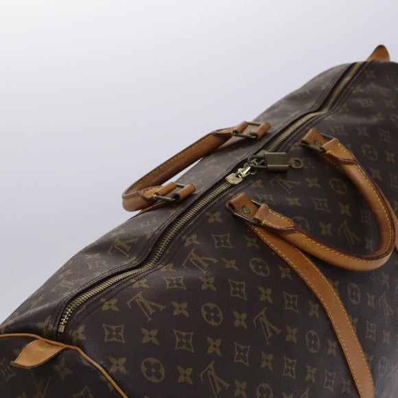 LOUIS VUITTON Monogram Keepall 60 Boston Bag M41422 LV Auth MY273