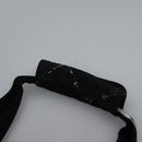 CHANEL New Travel line Boston Bag Nylon 2way Black CC Auth MY277-15