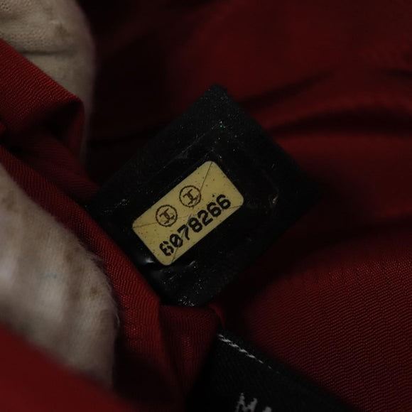 CHANEL New Travel line Boston Bag Nylon 2way Black CC Auth MY277