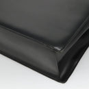 BURBERRY Shoulder Bag Leather Black Auth MY280-12