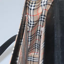 BURBERRY Shoulder Bag Leather Black Auth MY280-17