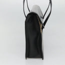 BURBERRY Shoulder Bag Leather Black Auth MY280-4