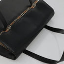 BURBERRY Shoulder Bag Leather Black Auth MY280-6