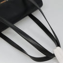 BURBERRY Shoulder Bag Leather Black Auth MY280-7