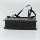 BURBERRY Shoulder Bag Leather Black Auth MY280-9