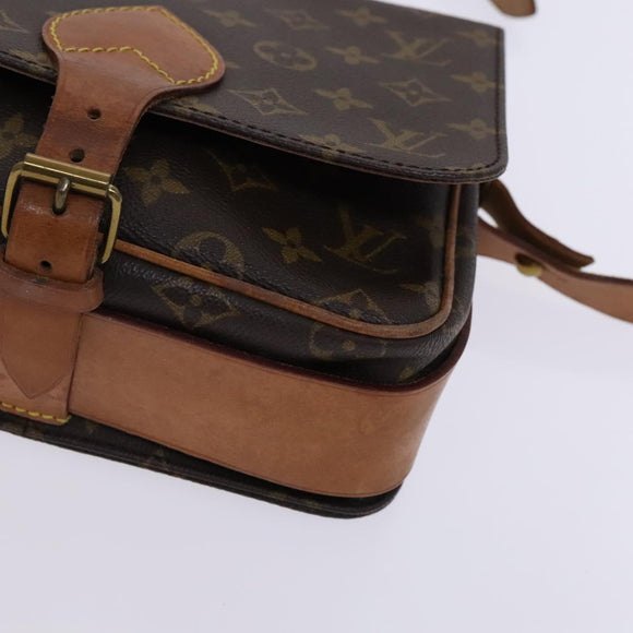 LOUIS VUITTON Monogram Cartouchiere MM Shoulder Bag M51253 LV Auth MY282
