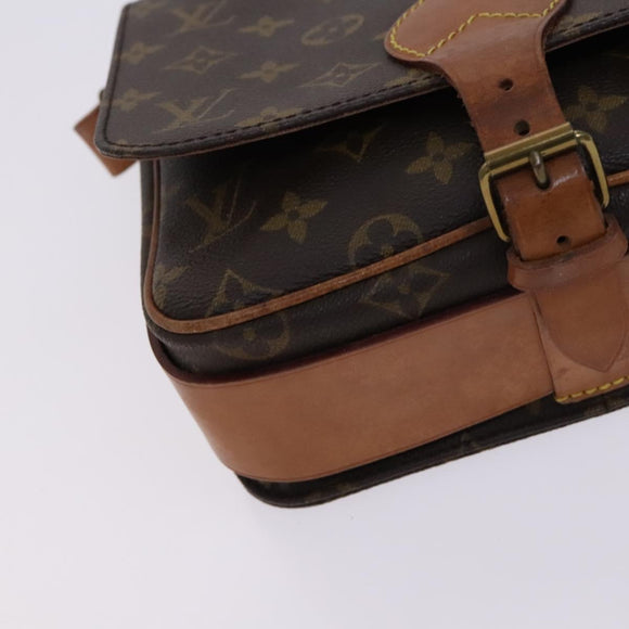 LOUIS VUITTON Monogram Cartouchiere MM Shoulder Bag M51253 LV Auth MY282