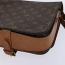 LOUIS VUITTON Monogram Cartouchiere MM Shoulder Bag M51253 LV Auth MY282-16