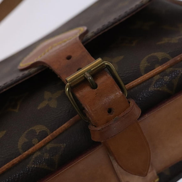 LOUIS VUITTON Monogram Cartouchiere MM Shoulder Bag M51253 LV Auth MY282