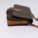 LOUIS VUITTON Monogram Cartouchiere MM Shoulder Bag M51253 LV Auth MY282-3
