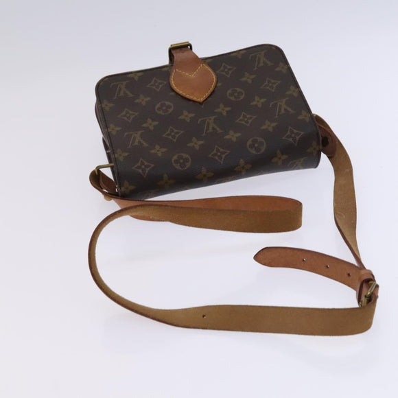LOUIS VUITTON Monogram Cartouchiere MM Shoulder Bag M51253 LV Auth MY282