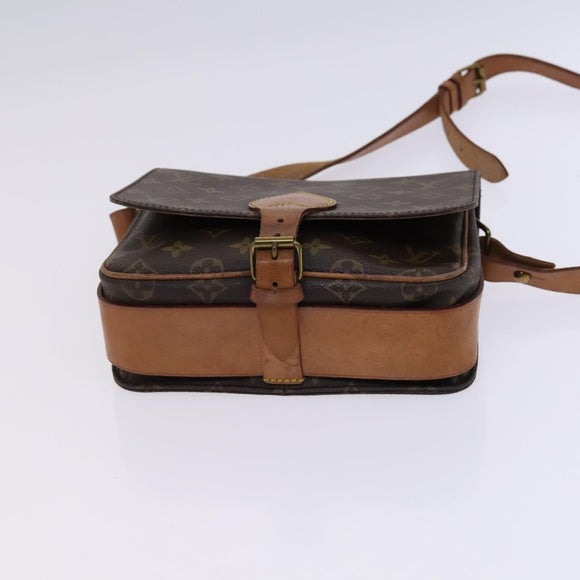 LOUIS VUITTON Monogram Cartouchiere MM Shoulder Bag M51253 LV Auth MY282