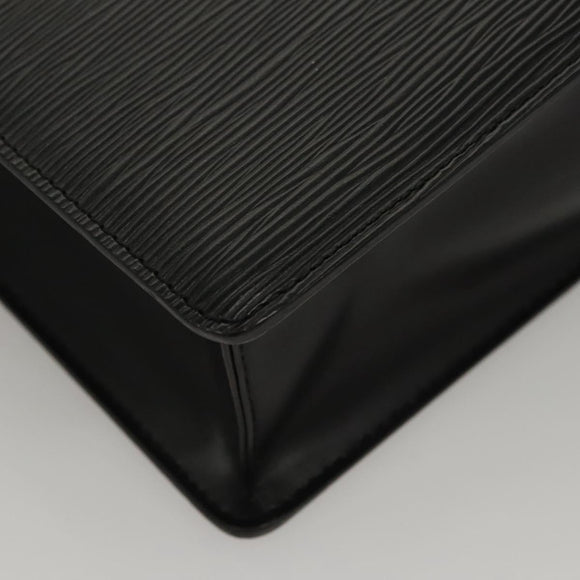 LOUIS VUITTON Epi Sac Plat Hand Bag Black M59082 LV Auth MY299