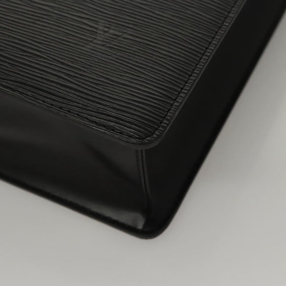 LOUIS VUITTON Epi Sac Plat Hand Bag Black M59082 LV Auth MY299