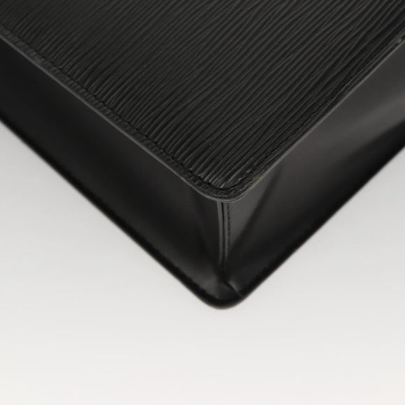 LOUIS VUITTON Epi Sac Plat Hand Bag Black M59082 LV Auth MY299