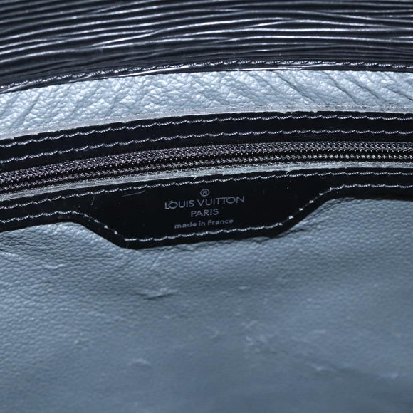 LOUIS VUITTON Epi Sac Plat Hand Bag Black M59082 LV Auth MY299