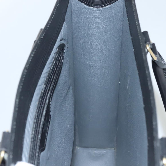 LOUIS VUITTON Epi Sac Plat Hand Bag Black M59082 LV Auth MY299