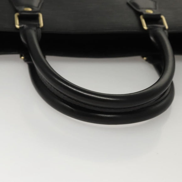 LOUIS VUITTON Epi Sac Plat Hand Bag Black M59082 LV Auth MY299