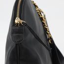 CHANEL COCO Mark Chain Tote Bag Caviar Skin Black CC Auth MY307-10
