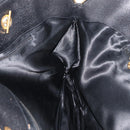 CHANEL COCO Mark Chain Tote Bag Caviar Skin Black CC Auth MY307-11