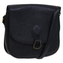 LOUIS VUITTON Epi Saint Cloud GM Shoulder Bag Black Noir M52192 LV Auth MY308-1