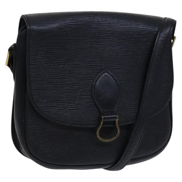 LOUIS VUITTON Epi Saint Cloud GM Shoulder Bag Black Noir M52192 LV Auth MY308
