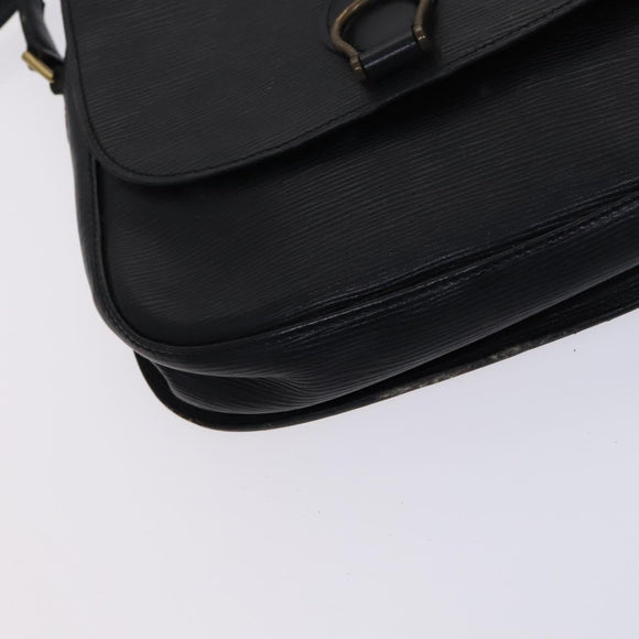 LOUIS VUITTON Epi Saint Cloud GM Shoulder Bag Black Noir M52192 LV Auth MY308