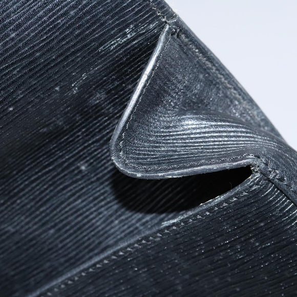 LOUIS VUITTON Epi Saint Cloud GM Shoulder Bag Black Noir M52192 LV Auth MY308