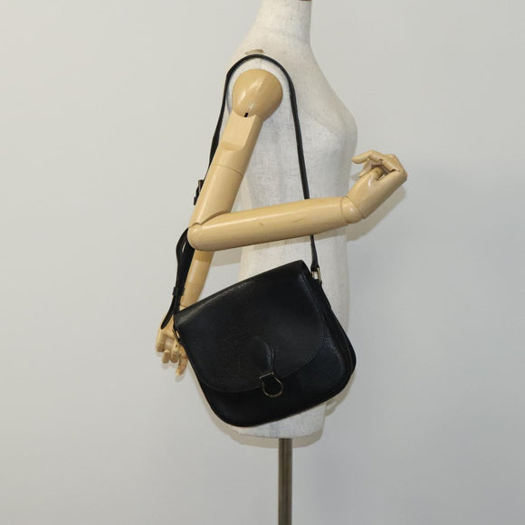 LOUIS VUITTON Epi Saint Cloud GM Shoulder Bag Black Noir M52192 LV Auth MY308