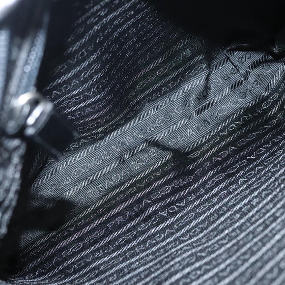 PRADA Shoulder Bag Nylon Black Auth MY310M
