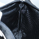 PRADA Shoulder Bag Nylon Black Auth MY310M-20