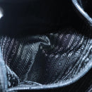 PRADA Shoulder Bag Nylon Black Auth MY310M-23