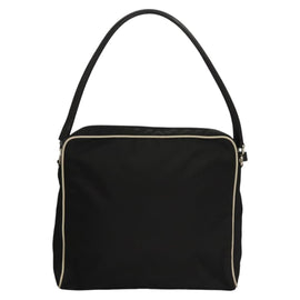 PRADA Shoulder Bag Nylon Black Auth MY310M - 0