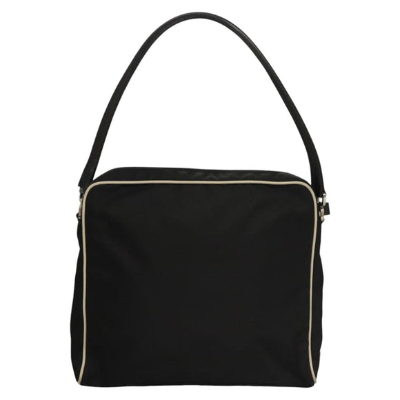 PRADA Shoulder Bag Nylon Black Auth MY310M