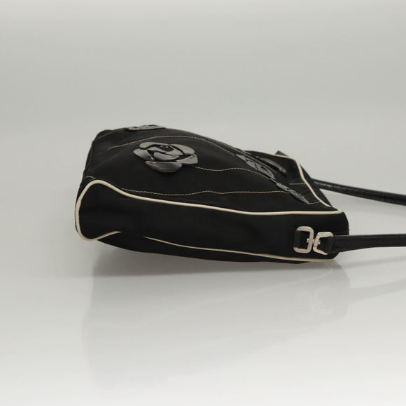 PRADA Shoulder Bag Nylon Black Auth MY310M