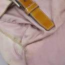 PRADA Backpack Nylon Pink Silver Auth MY315-12