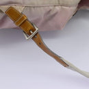 PRADA Backpack Nylon Pink Silver Auth MY315-16