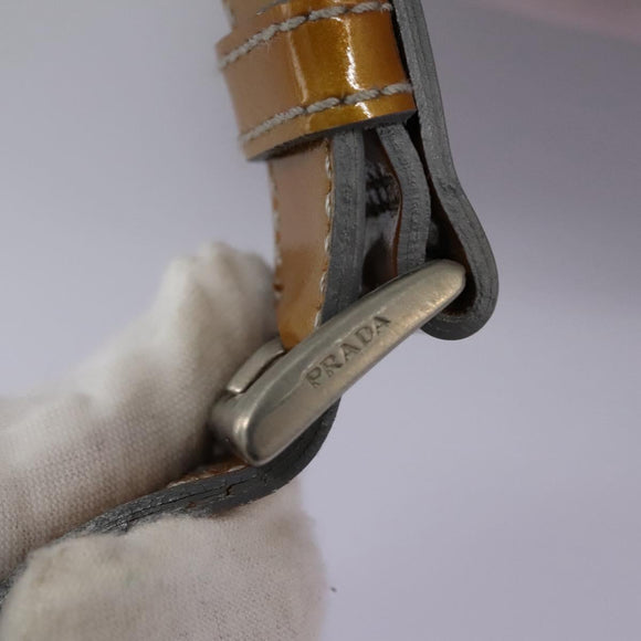 PRADA Backpack Nylon Pink Silver Auth MY315