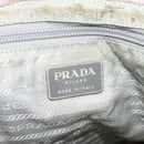 PRADA Backpack Nylon Pink Silver Auth MY315-21