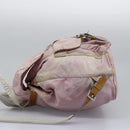 PRADA Backpack Nylon Pink Silver Auth MY315-4