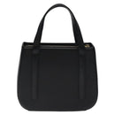 MCM Hand Bag Leather Black Gold Auth MY326-2